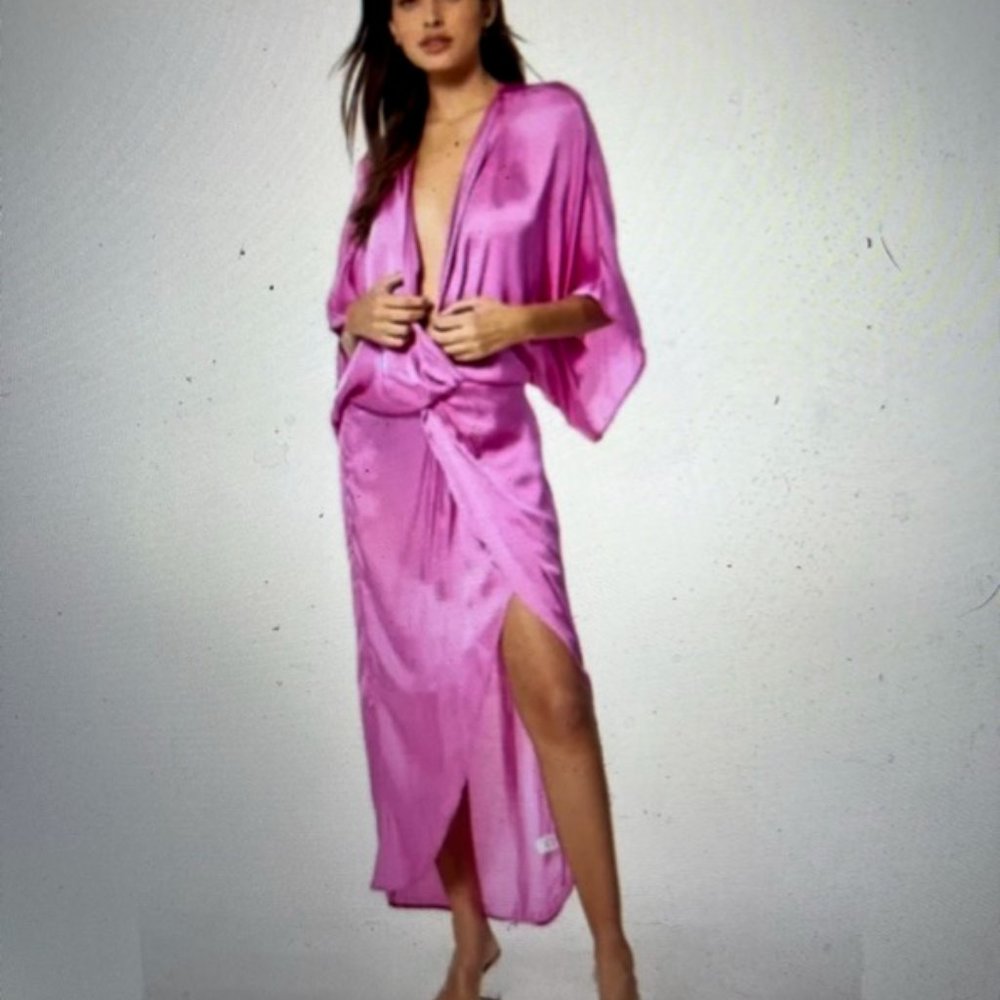 Young Fabulous and Broke Siren Dress, Hot Pink